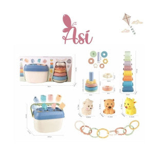 Set formas y colores 35 pzas asivil 1