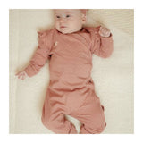 Pijama bebe rosa rubor fairy garden 6-9 meses little dutch 2