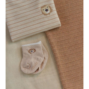 Pack 3 calcetines bebe safari friends 3-9 meses little dutch 2