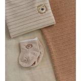 Pack 3 calcetines bebe safari friends 3-9 meses little dutch 2
