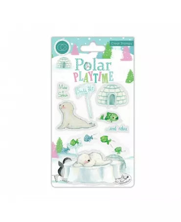 Sello Silicona CRAFT CONSORTIUM Polar Playtime Oso Polar 1