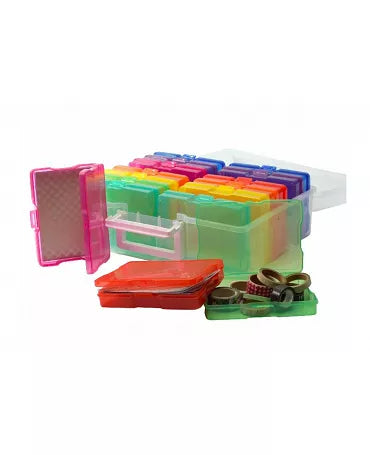 CAJA almacenaje con 16 cajas interiores de colores 2