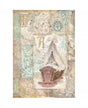 Papel arroz Stamperia A4 SLEEPING BEAUTY Cuna 1