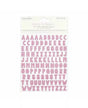 Stickers ALFABETO PURPURINA DOVECRAFT Pretty Petals Rosa 107pc 1