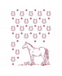 STENCIL Stamperia 21x29,7cm ROMANTIC HORSES Herraduras Patrón 1