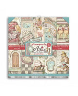 COLECCIÓN 30x30 STAMPERIA ALICE THROUGH THE LOOKING GLASS 1