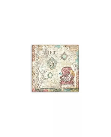 COLECCIÓN 30x30 STAMPERIA ALICE THROUGH THE LOOKING GLASS 2