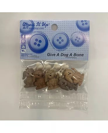 Botones PERROS Y HUESOS 10pc 1