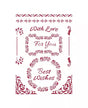 STENCIL STAMPERIA 21x29,7cm Classic CHRISTMAS Best Whises 1