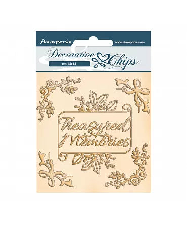 CHIPS 14x14 cm ROMANTIC CHRISTMAS Memories 1