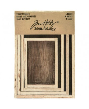 Tim Holtz Idea-ology CAJAS VIGNETTE 4ud 1