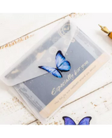 Stickers mini MARIPOSAS transparentes 40 ud 2