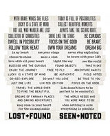 Tim Holtz Quote Chips Fichas de Citas 47ud 2