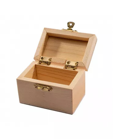 Madera CAJA COFRE 19x12x9 cm 1