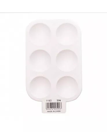 Paleta plástico rectangular 6 Pocillos 1