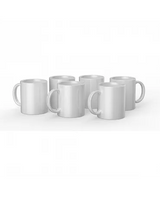 CRICUT SET 6 TAZAS CERÁMICA BLANCA 443ml 1