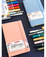 Cuaderno LETTERING ROSA 13x21 2