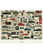 PAPEL ENCUADERNAR BOMOART Cars 70x100cm 1