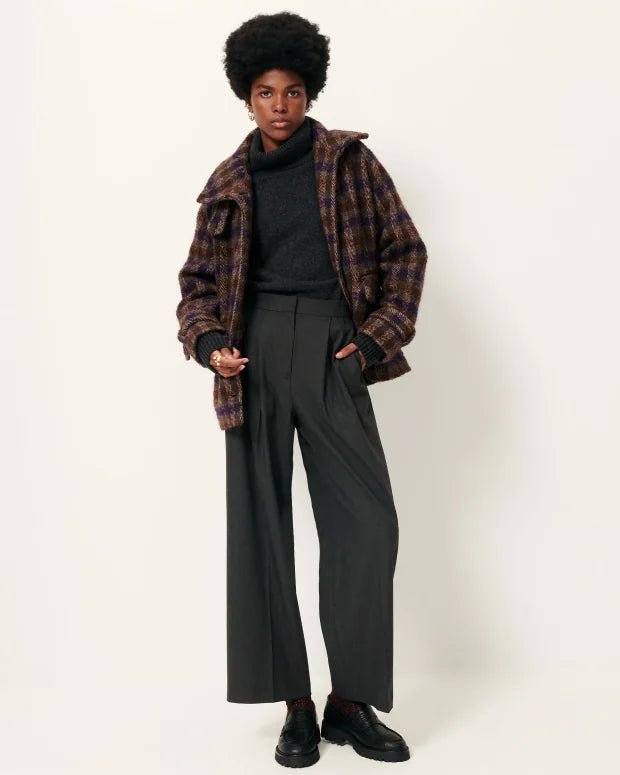 ABRIGO CORTO TARTAN ESSUN 1