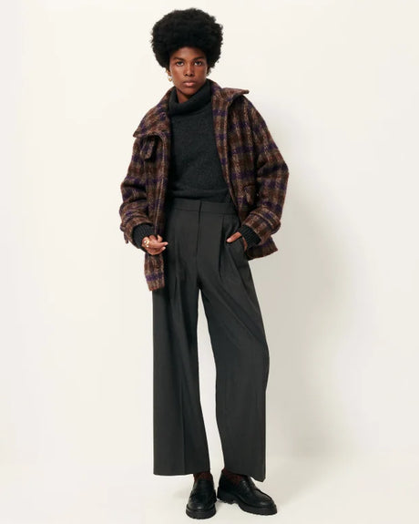 ABRIGO CORTO TARTAN ESSUN 1