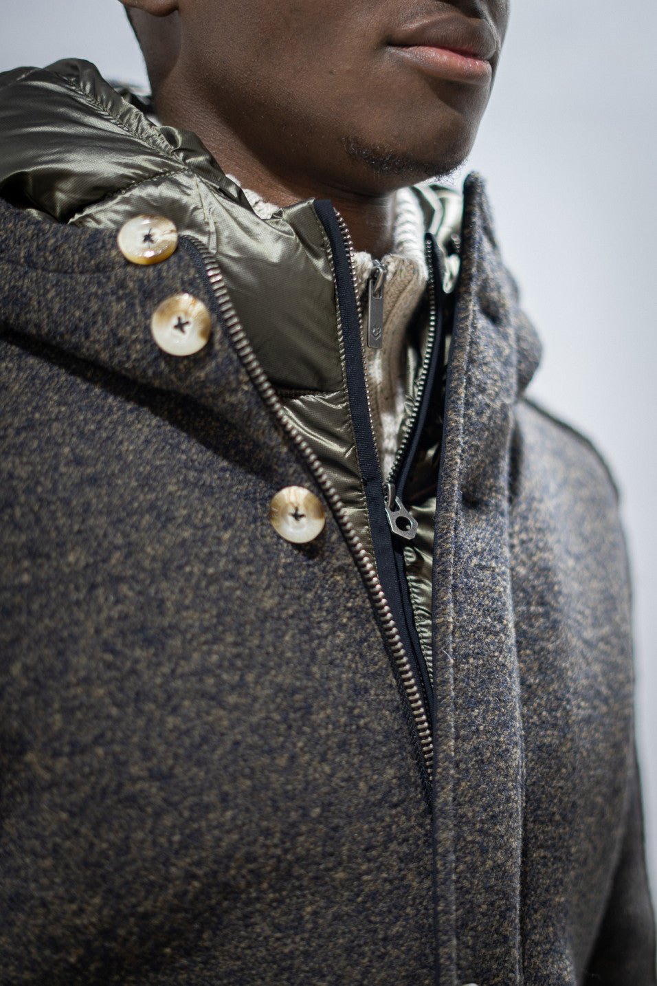 Abrigo marron Freeman Porter - Dendago