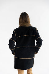 ABRIGO REVERSIBLE NEGRA BMB&CO