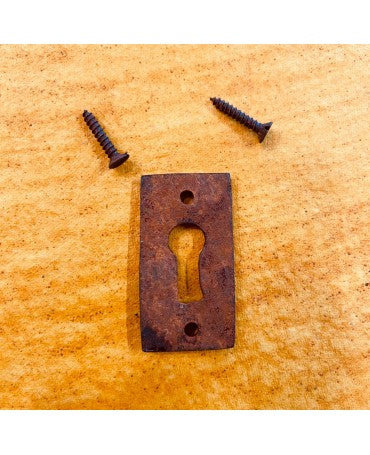 Adorno oxidado cerradura Rectangular 1