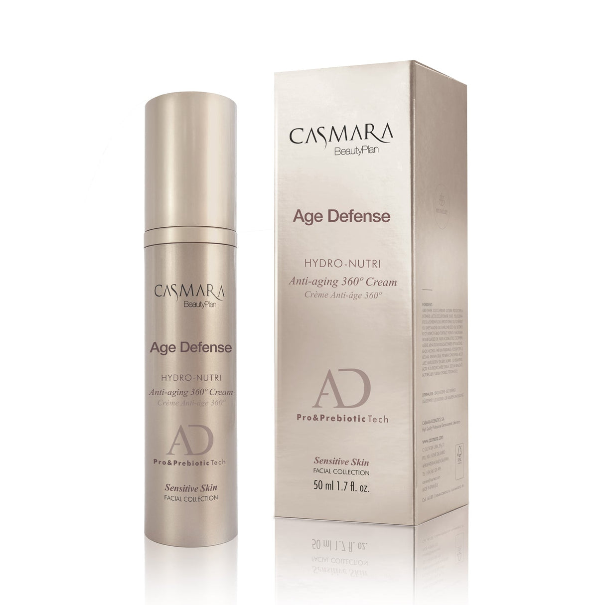 crema anti-edad hydro nutri 360 age defense, piel sensible.