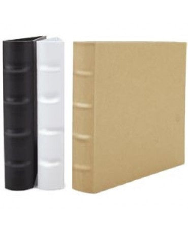 Album con Lomo Bamboo Blanco 8x8 para Wire de 3/4" 1