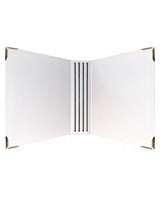 ÁLBUM ORGANIZADOR cuadernos A5 en papel con 4 esquinas metálicas 2