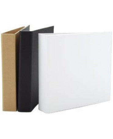 Album tapa plana Blanca 8x8 pulgadas para anilla 3/4" 1