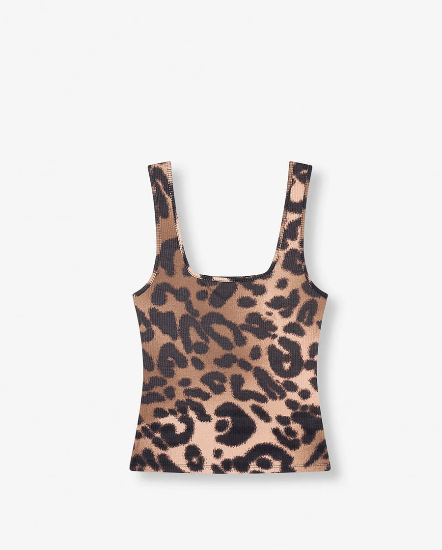 ALIX THE LABEL TOP CUADRADO ESTAMPADO JAGUAR