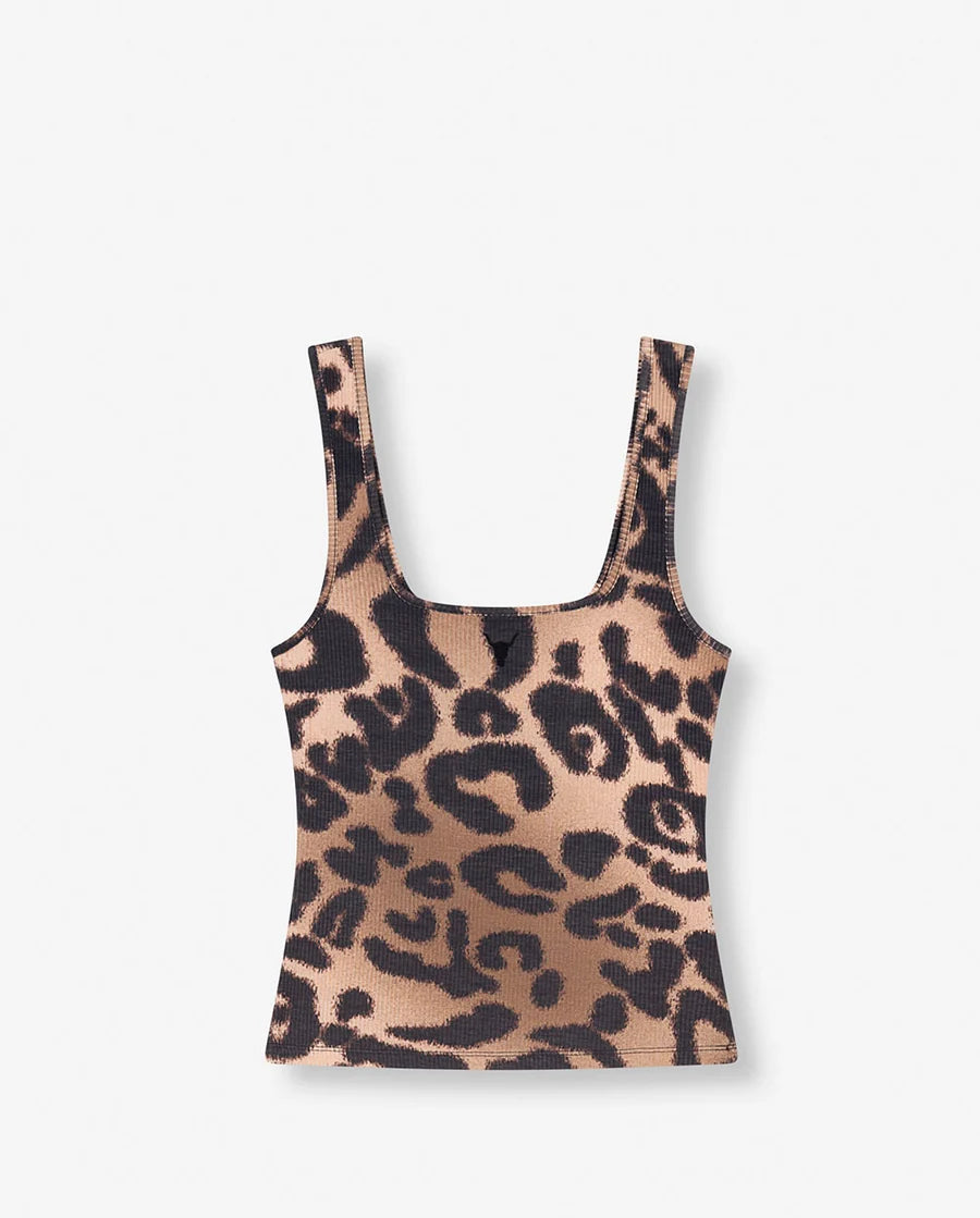 ALIX THE LABEL TOP CUADRADO ESTAMPADO JAGUAR