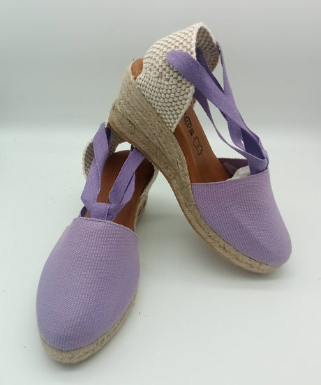Alpargatas Valenciana lila - Dendago