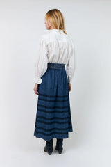LOLLYS LAUNDRY FALDA MIDI DENIM AMOND