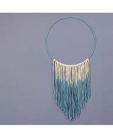 Anillo de metal 25cm diámetro Azul 2