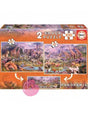 Animales salvajes 2 Puzzles 100 pzs Educa - Dendago