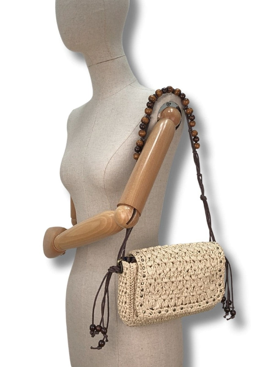 BAGUETTE CHIC STRAW BEIGE MARTINAK
