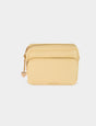 Bolso bandolera de polipiel amarillo pastel Morgan