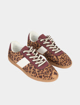 Zapatillas de piel sintética leopardo multicolor morgan