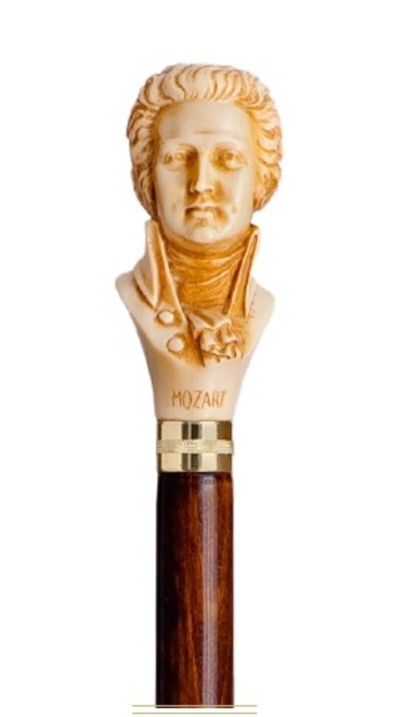 Bastón puño Mozart de resina - Dendago