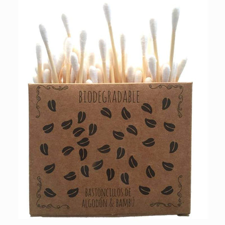 Bastoncillos de Algodón orgánico y Bambú - Dendago