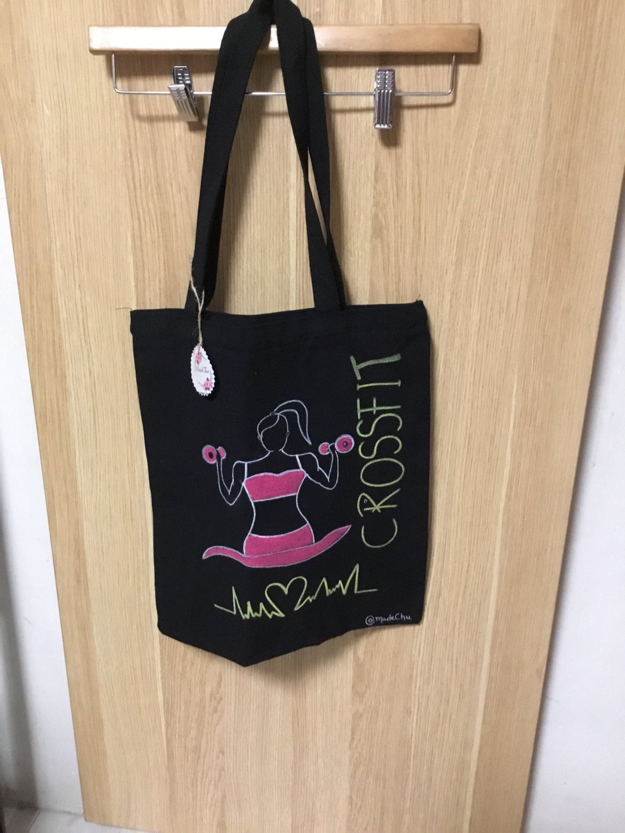 Bolsa de tela negra - Dendago