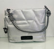 BOLSO ACOLCHADO COLOR PLATA - Dendago