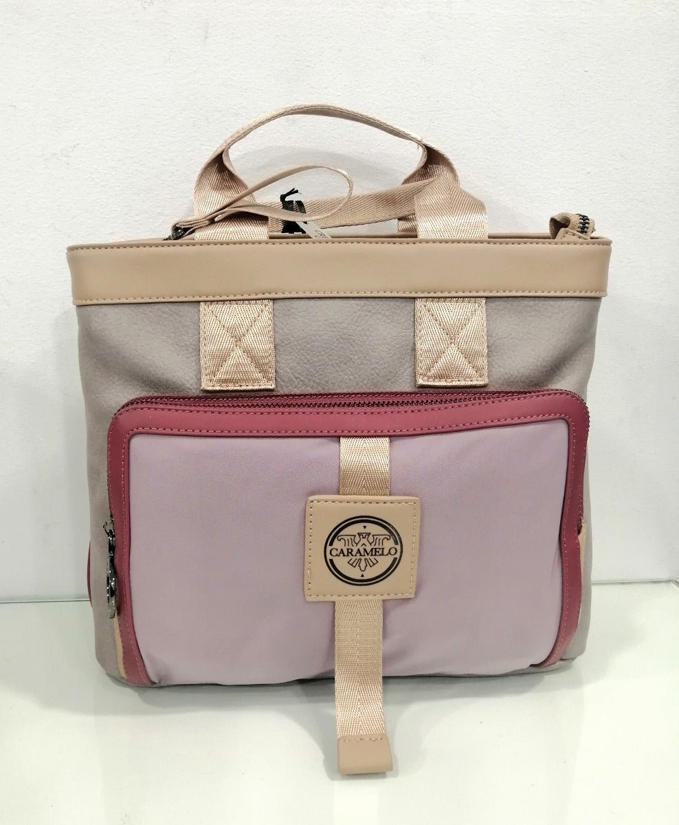 BOLSO DOS ASAS CARAMELO - Dendago