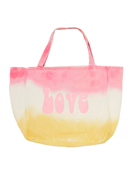 BOLSO DE LONA LOVE TIE&DYE ORQUIDEA FIVE 1
