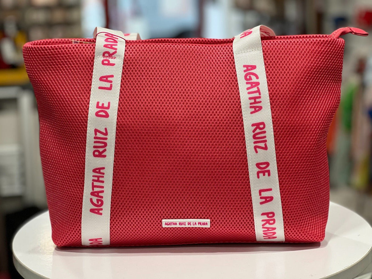BOLSO SHOPPER AGATHA RUIZ DE LA PRADA ROSA FUCSIA - Dendago