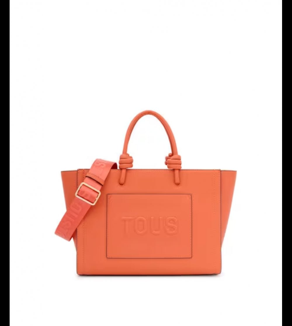 BOLSO TOUS SHOPPER AMAYA NARANJA LA RUE NEW - Dendago