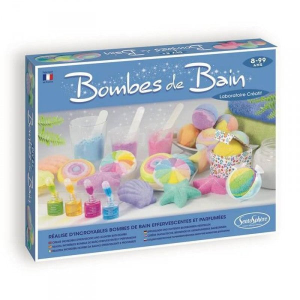 Caja del juego educativo Laboratorio de Bombas de Baño de la marca Sentosphère.