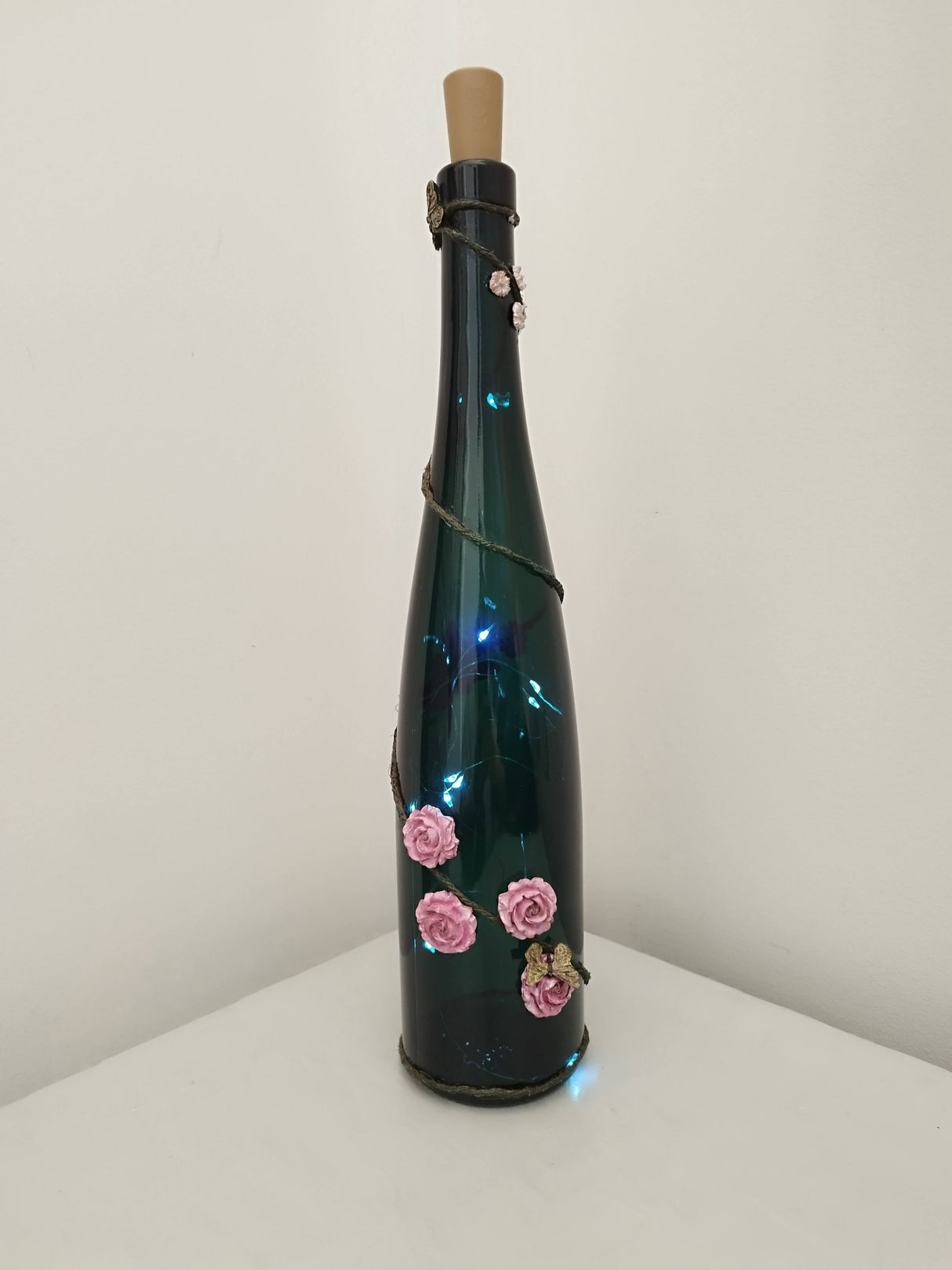 Botella Decorativa con Luz "Garrafa Encantada" – Artside (Hecho a Mano)